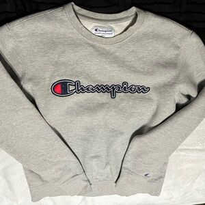 Champion Light Gray Sweatshirt